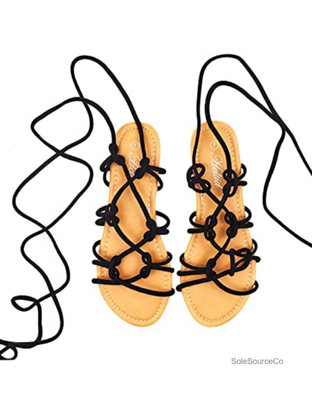 Women's Lace Up Gladiator Flat Sandals Strappy Summer